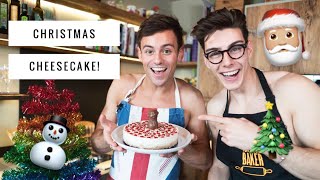 Christmas Cheesecake Bashing with Topless Baker I Tom DaleyChristmas Cheesecake Bashing with Topless Baker I Tom Daley