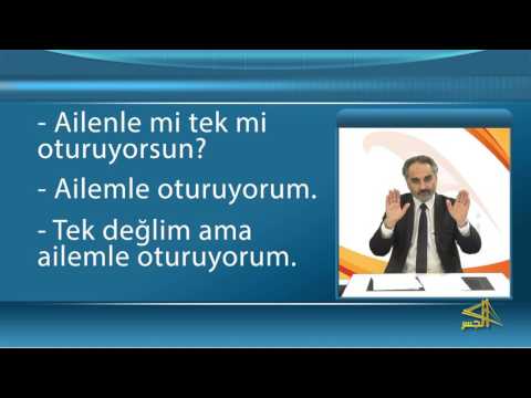 سلسلة تعليم اللغة التركية مع الدكتور " محمد زبدية " الحلقة (19)
