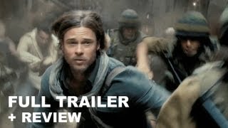 World War Z Official Trailer 2013 + Trailer Review : HD PLUS