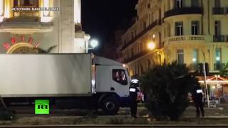 Видео ликвидации террориста, въехавшего на грузовике в толпу людей на набережной Ниццы