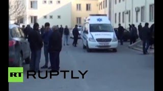 В Бардинскую больницу в Азербайджане доставили пострадавших в Нагорном Карабахе