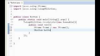 Java swing GUI tutorial #9: JButton