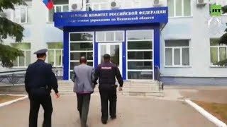 Видео задержания трёх участников конфликта в селе Чемодановка Пензенской области (15.06.2019 16:38)