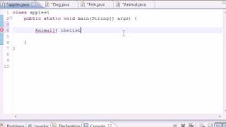 Java Programming Tutorial - 61 - Simple Polymorphic Program