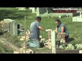 Třebom: rekonstrukce hřbitovní zdi