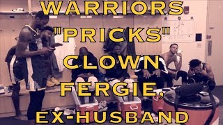 Warriors dance to Fergie national anthem remix in response to Josh Duhamel calling DraymondWarriors dance to Fergie national anthem remix in response to Josh Duhamel calling Draymond