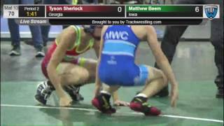 586 Novice 70 Tyson Sherlock Georgia vs Matthew Beem Iowa 8570016104586 Novice 70 Tyson Sherlock Georgia vs Matthew Beem Iowa 8570016104