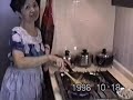 Photo Mommy And Japanese Mom With Thai Vegetarian Foods Homemade In Chiba 1998