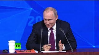 «Как порядочный человек, когда-то должен буду это сделать»: Путин ответил на вопрос про свадьбу