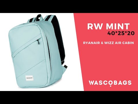 Рюкзак для ручної поклажі 40x20x25 RW графіт (Wizz Air / Ryanair) Wascobags