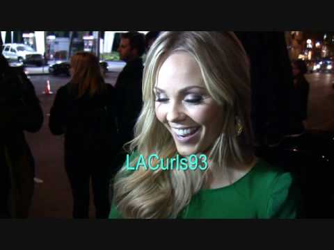 Sexy Laura VanderVoort sparkles in green dress LACurls93 16230 views