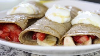 Banana Berry Crepes | Cheap Clean Eats