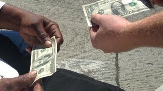 Money Magic Trick For Homeless