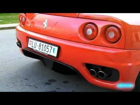 Emigrante suiço com Ferrari 360 Modena nas ruas de Viana do Castelo (part 1)