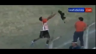 Full: Argentinian Footballer Throws Dog Off Pitch By Neck