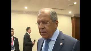 Ответ С.Лаврова на вопрос т/к "Россия 1"