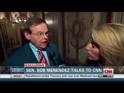 cnn news, Menendez fights back, denounces   2/4/13