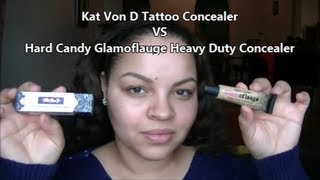 kat von d tattoo concealer vs hard candy glamoflauge for kat von d tattoo concealer vs hard candy glamoflauge for