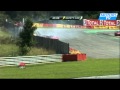 Big crash Ferrari 24 Hours of Spa 2012 Blancpain Endurance Series Big crash Ferrari 24 Hours of Spa 2012 Blancpain Endurance Series