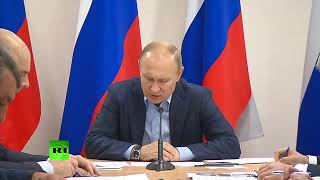 Путин проводит совещание в Братске в связи с паводком в Иркутской области — LIVE (30.06.2019 13:36)