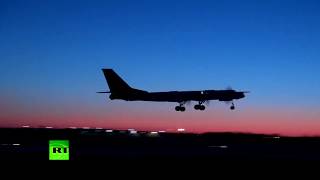 Видео: полёт российских Ту-95МС над Тихим океаном и сопровождение их японскими истребителями (16.02.2019 10:04)