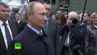 Путин поздравил рабочих концерна «Калашников» с Днем оружейника