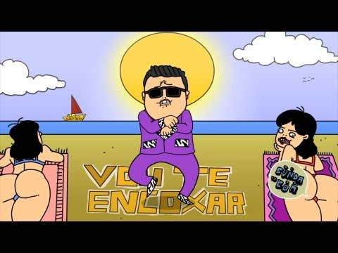 Camaro Amarelo Letra on Vou Te Encoxar   Par  Dia Psy   Gangnam Style