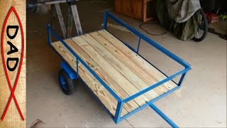 DIY lawn mower trailer / garden cart