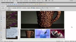 Dreamweaver Picture Gallery : using swap image behavior and fade in effect