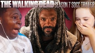 The Walking Dead: San Diego Comic-Con Season 7 Trailer Fan Reaction Compilation