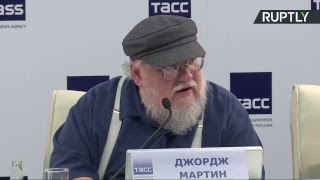 Пресс-конференция автора «Игры престолов» Джорджа Мартина в Санкт-Петербурге