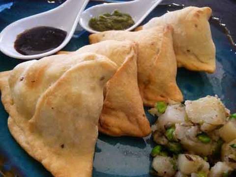 Appetizer Recipe chicken Indian manjula by butter Samosa  how to make