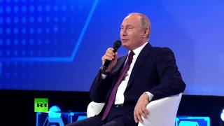 Путин принимает участие в открытом уроке на форуме «ПроеКТОриЯ» в Ярославле — LIVE
