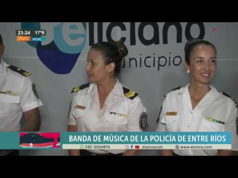 La Banda de Música de la Policía hizo bailar a todos en la Fiesta del Ternero