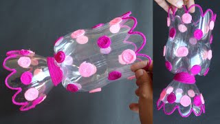 Watch Plastic Bottle Flower Vase Craft Home Decor Ideas