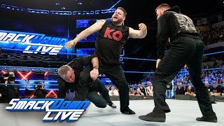 Kevin Owens & Sami Zayn brutally attack Shane McMahon: SmackDown LIVE, March 13, 2018 Kevin Owens & Sami Zayn brutally attack Shane McMahon: SmackDown LIVE, March 13, 2018