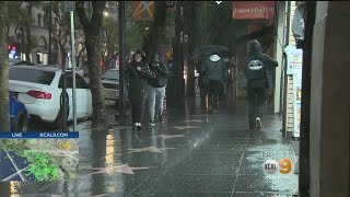 Storm Watch: Riding Around Hollywood In The RainStorm Watch: Riding Around Hollywood In The Rain