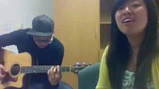 Jen Chung singing "Chasing Pavements" by Adele w/Nathan Park