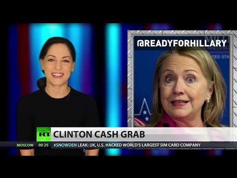 How (Hillary Clinton) just took tons of filthy money