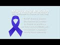 Março Azul Marinho Câncer Colorretal