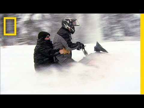 American Colony: Meet the Hutterites - Snowmobiling with Bertha