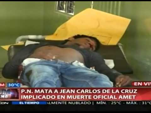 PN: Mata a Jean Carlos de la Cruz implicado en muerte Oficial