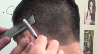 comb and blade haircut