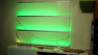 Test Der Neuen Dream Color Led Strips Im Wandpaneel Youtube