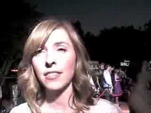  3 years ago Interview with Elissa Knight Eve at the WallE premiere