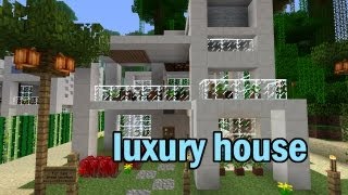 Minecraft House Designs on Minecraft Luxury Holiday House 2