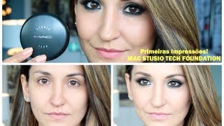 MAC Studio Tech Foundation- Primeiras Impressões/First Impressions