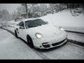 Porsche 997.2 PDK having a little fun in the snow
