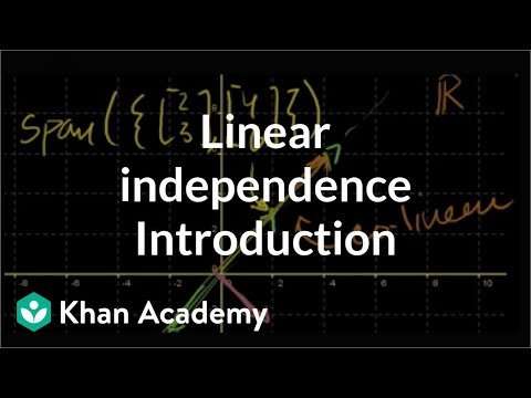 Linear Algebra: Introduction to Linear Independence