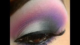 Tutorial De Maquillaje Morado Y Rosa Ahumado Para Ojos , JuanCarlos960 , YouTube